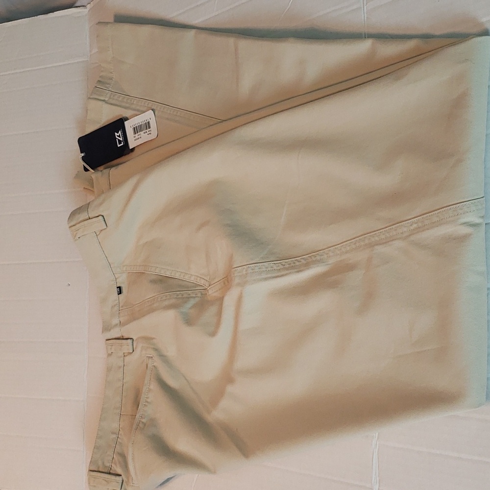 Cutter & Buck | NWT Men's Cotton Neutral Khaki Cream Pants Sz 36